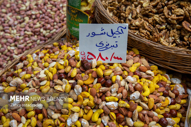 بازار تهران در آستانه یلدا