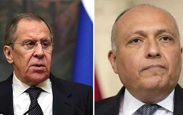 مذاکرات وزرای خارجه روسیه و مصر با محوریت غزه 