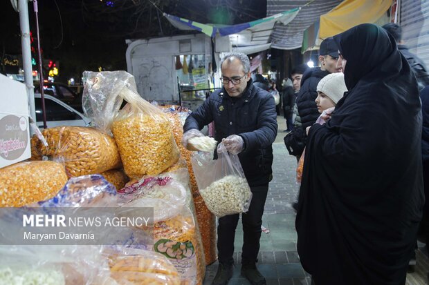 بازار خرید شب یلدا در بجنورد