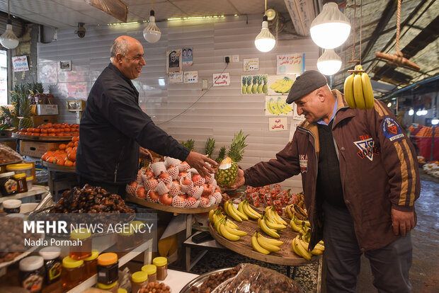 حال و هوای شب یلدا البرز