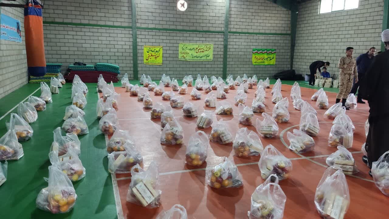توزیع ۲۰۰۰ بسته «یلدای مهدوی» در شفت