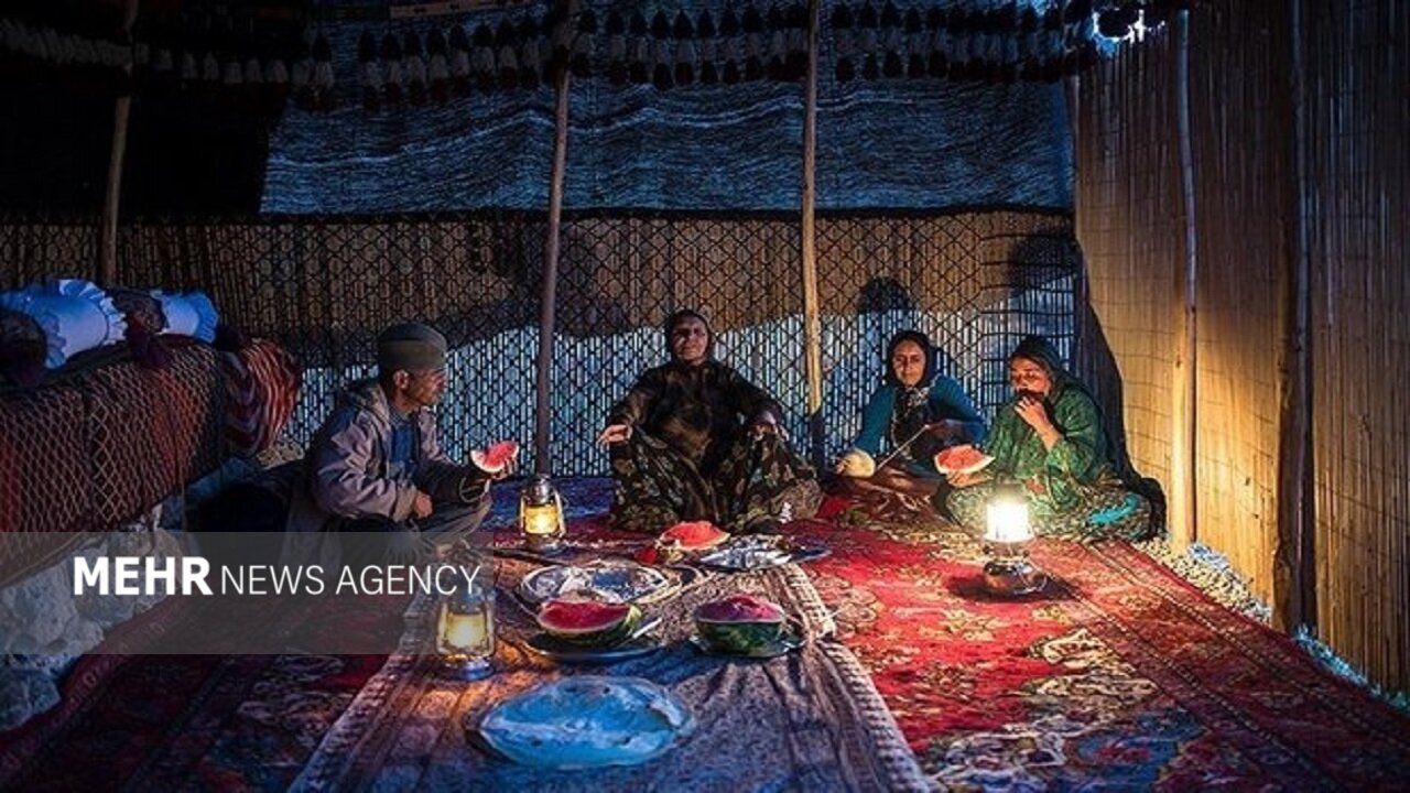 آیین کهن «شب چله» در فرهنگ عشایر شاهسون