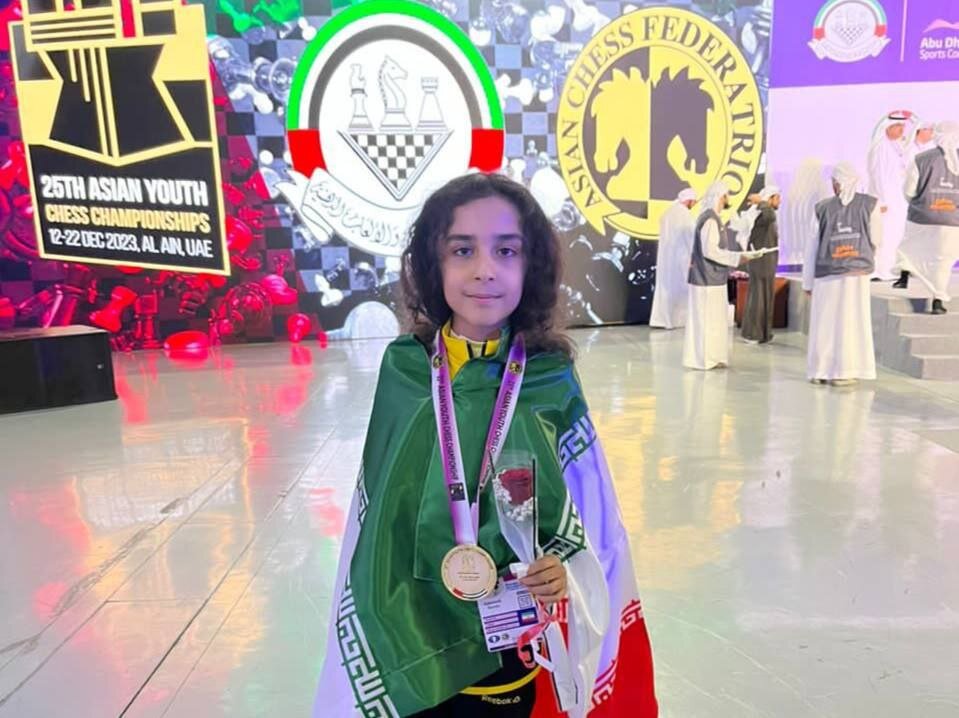 شطرنج باز نوجوان ایران در مسابقات رده‌های سنی آسیا طلا گرفت