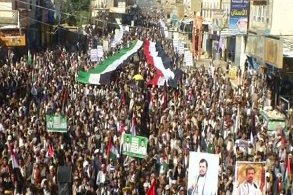 مسيرات صعدة وريمة تحذّر تحالف واشنطن البحري من التورط في أي اعتداء على اليمن