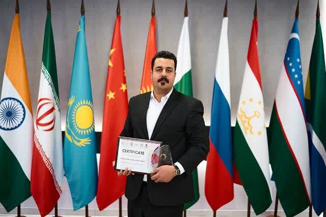 کسب جایزه «رهبران جوان کشورهای BRICS و SCO » توسط دانشجوی ایرانی