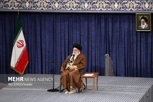 Leader's meeting with from Kerman, Khuzestan people
