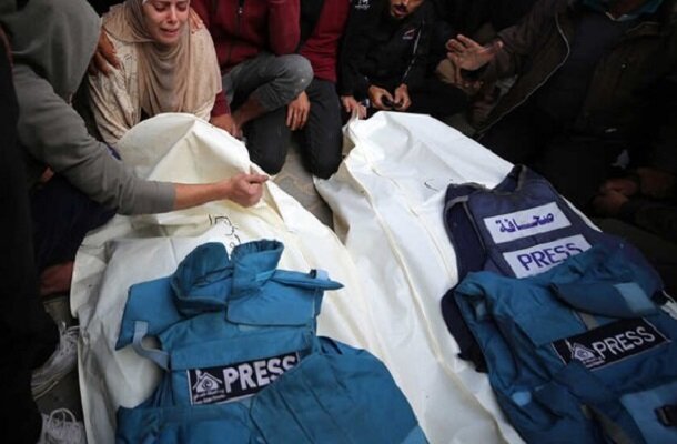 افزایش تعداد شهدای خبرنگار در نوار غزه