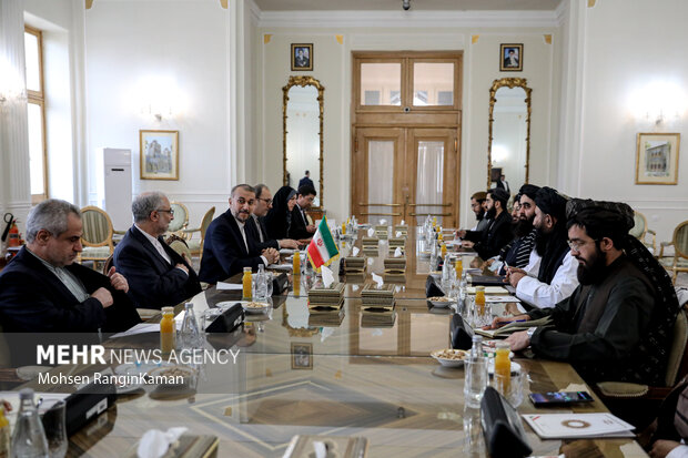 Amir-Abdollahian meeting with Afghan delegation