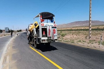 خط کشی ۲۵۰۰ کیلومتر از محورهای مواصلاتی شمال سیستان و بلوچستان
