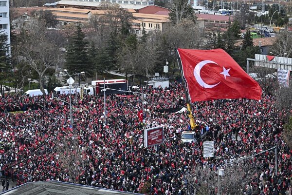Ankara'daki Büyük Gazze yürüyüşünden görüntüler Ankara'daki Büyük Gazze yürüyüşünden görüntüler