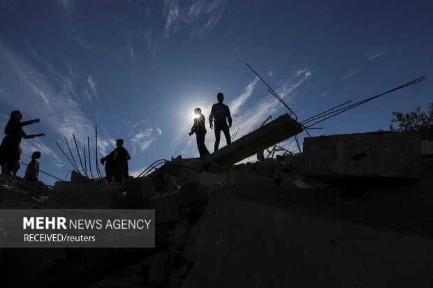 بمباران بیامان سراسر غزه توسط جنگندههای صهیونیستی