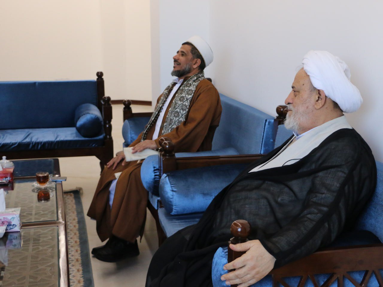 عالم سرشناس یمنی با شیخ حسین انصاریان دیدار و گفتوگو کرد