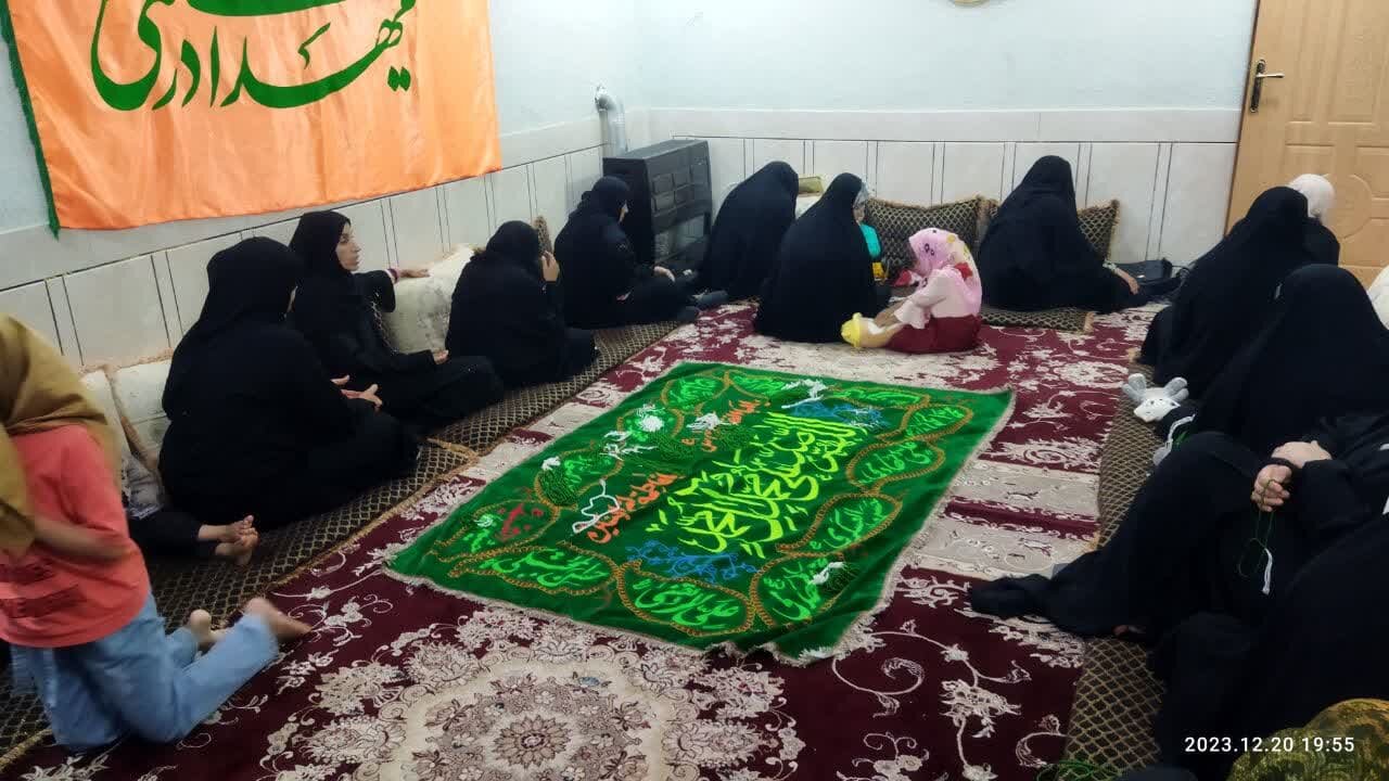 شهید گمنام مهمان روضه خانگی در لامرد