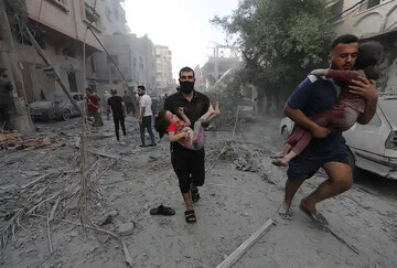 نسل‌کشی صهیونیست‌ها در غزه و گرامیداشت ساعت صلح جهانی