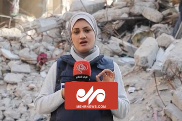 پیام تصویری خبرنگار زن اهل غزه به دیدار امروز رهبر انقلاب