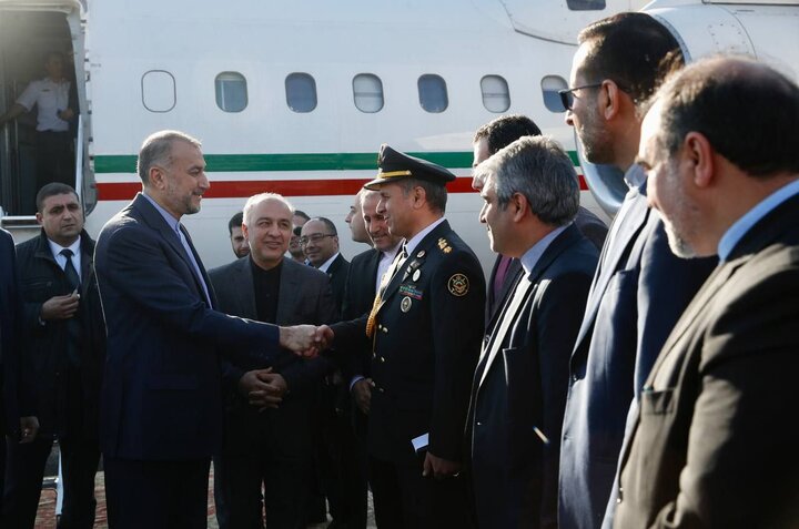 وزیر امور خارجه کشورمان وارد ایروان شد