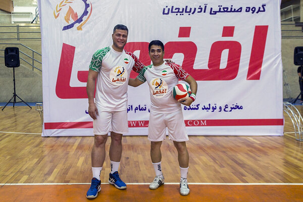 رکورد جدید مهدی حب درویش این بار در زمین والیبال