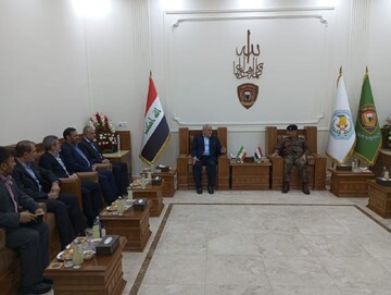 رییس دانشگاه عالی دفاع ملی با رییس ستاد فرماندهی مرزبانی کشور عراق دیدار و گفت‌وگو کرد