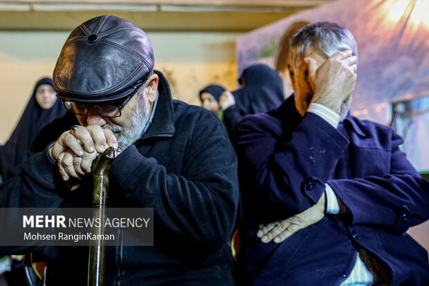 مراسم وداع با پیکر سردار شهید سید رضی موسوی، شامگاه چهارشنبه ۶ دی ماه ۱۴۰۲ با حضور مردم و خانواده شهید در معراج شهدای تهران برگزار شد