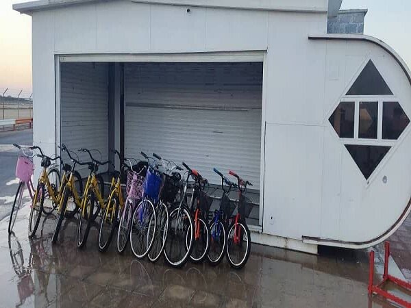  ایستگاه‌ دوچرخه سواری خارگ راه اندازی شد