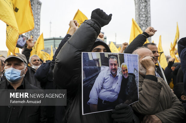 Funeral for Martyr Razi Mousavi