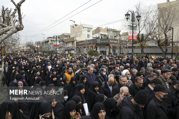 Funeral for Martyr Razi Mousavi