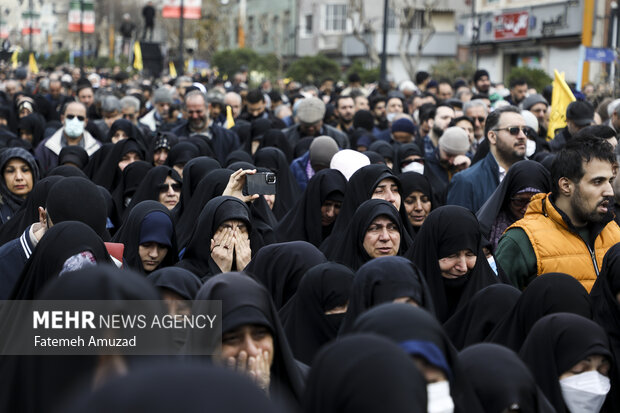 Funeral for Martyr Razi Mousavi