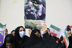 مراسم بزرگداشت حماسه ۹ دی و سالگرد شهادت حاج قاسم در جوانرود