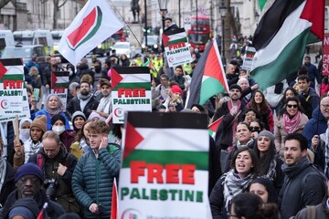 تظاهرات همبستگی با غزه در آمریکا، ژاپن، کانادا، آلمان و سوئد+ فیلم