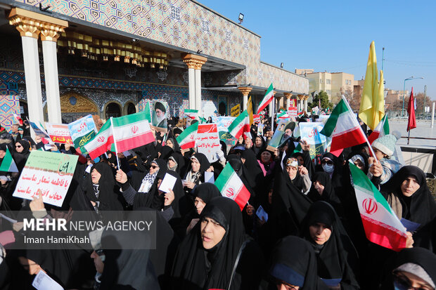 مراسم گرامیداشت حماسه نهم دی ماه در همدان