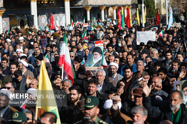 مراسم گرامیداشت حماسه نهم دی ماه در همدان