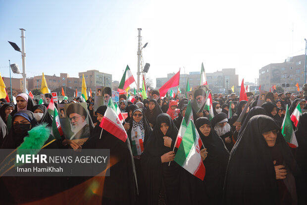 مراسم گرامیداشت حماسه نهم دی ماه در همدان