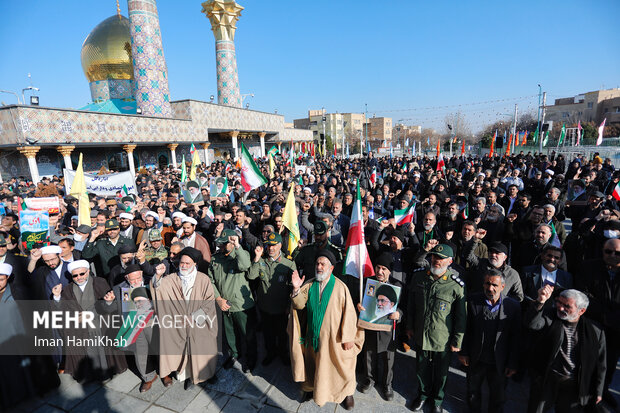 مراسم گرامیداشت حماسه نهم دی ماه در همدان