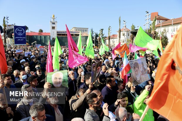 اجتماع گیلانی ها در حماسه ۹ دی