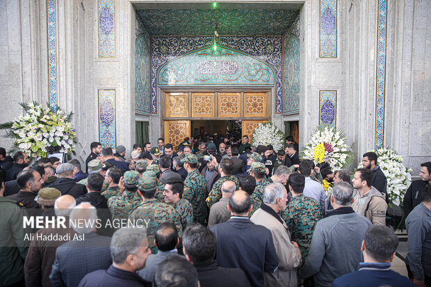 مراسم بزرگداشت سردار شهید سید رضی موسوی صبح امروز شنبه ۹ دی ۱۴۰۲ در حسینیه فاطمه الزهرا (س)  برگزار شد