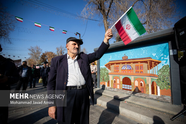 تجمع بزرگداشت حماسه ۹ دی در قزوین