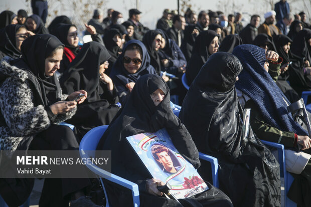 Planting trees by martyrs mothers in Mashhad
