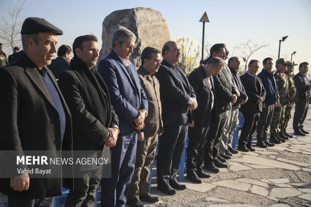 Planting trees by martyrs mothers in Mashhad
