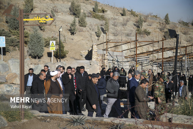 Planting trees by martyrs mothers in Mashhad
