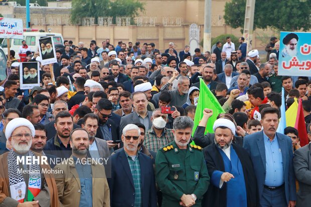 مراسم بزرگداشت حماسه یوم الله ۹ دی در آبادان