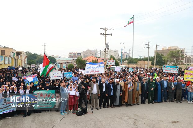 مراسم بزرگداشت حماسه یوم الله ۹ دی در آبادان