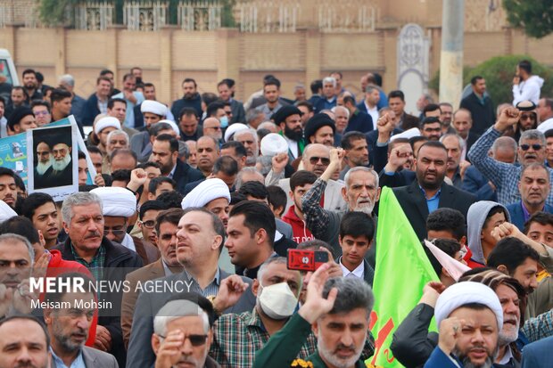 مراسم بزرگداشت حماسه یوم الله ۹ دی در آبادان