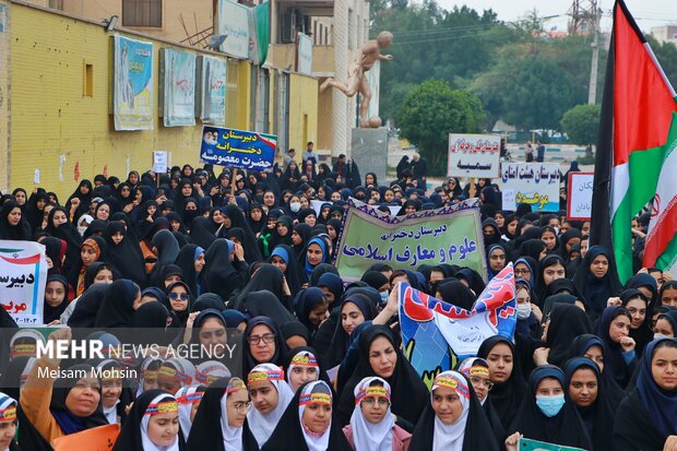 مراسم بزرگداشت حماسه یوم الله ۹ دی در آبادان