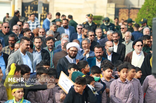 مراسم بزرگداشت حماسه یوم الله ۹ دی در آبادان