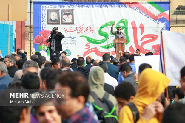 مراسم بزرگداشت حماسه یوم الله ۹ دی در آبادان