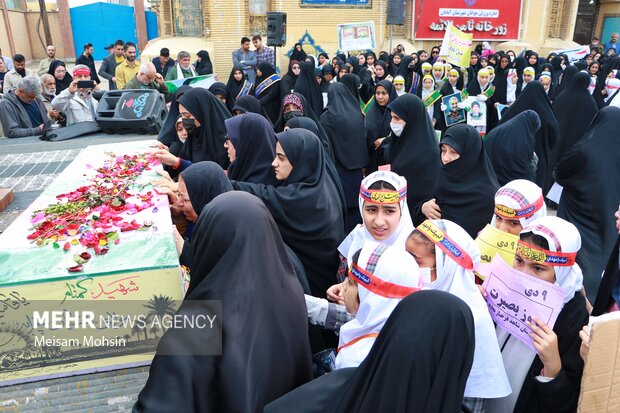 مراسم بزرگداشت حماسه یوم الله ۹ دی در آبادان