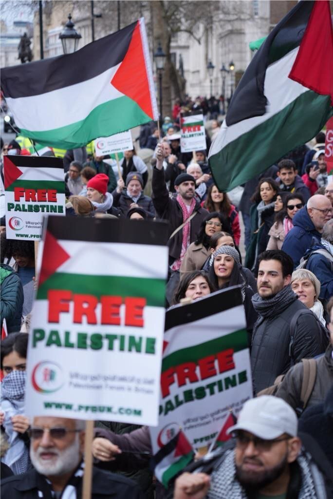 تظاهرات همبستگی با غزه در انگلیس، ترکیه و فرانسه+فیلم‌ها و تصاویر