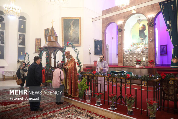 مراسم آغاز سال نو میلادی ۲۰۲۴ در تهران