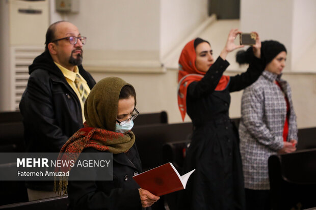 مراسم آغاز سال نو میلادی ۲۰۲۴ در تهران