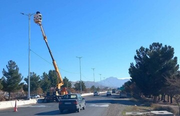 هزار کیلومتر روشنایی در محورهای خراسان شمالی نگهداری شد